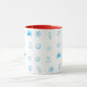 Mug Plage grecque minimaliste (Centre)