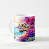 Mug "Plage isolée" (Devant gauche)