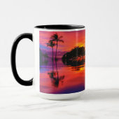 Mug Plage majestueuse du coucher du soleil | Wailea, (Gauche)