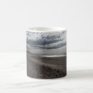 Mug Plage nuageuse de la mer du Nord