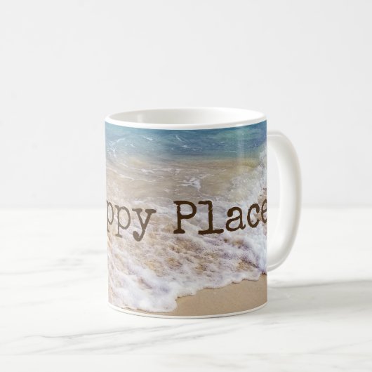Mug Plage Océan Turquoise (Devant droit)