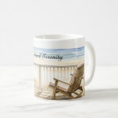 Mug Plage Ocean View Serenité (Devant droit)