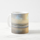 Mug Plage océane au lever du soleil (Devant gauche)