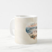 Mug Plage Océanique Côtière (Devant gauche)