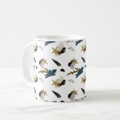 Mug Plage océanique de coquillages tropicaux littoral (Devant gauche)