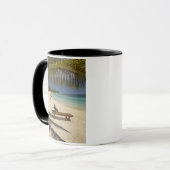 Mug Plage, palmiers et transat (Devant gauche)