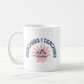 Mug Plage Pas Enseigner Drôle Enseignant Pause d'été (Gauche)