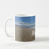 Mug Plage Photo Blue Sky Surf Sand Pacific Ocean Coast (Gauche)