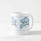 Mug Plage Requin Marteau Enfants Nom (Devant droit)
