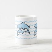 Mug Plage Requin Marteau Enfants Nom (Centre)