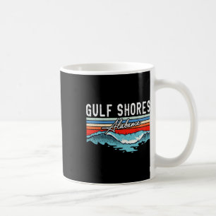Mug Plage Retro Gulf Shores Beach Alabama Plage de Sur