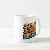 Mug Plage Retro Plage Soleil Citation Colorée été (Devant droit)
