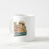 Mug Plage Retro Plage Soleil Citation Colorée été (Devant gauche)