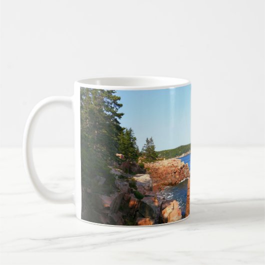 Mug Plage rocheuse d'Acadia près de Thunder Hole (Gauche)