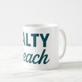 Mug Plage Salée Surf Life Côtière | Impression Graphiq (Devant droit)