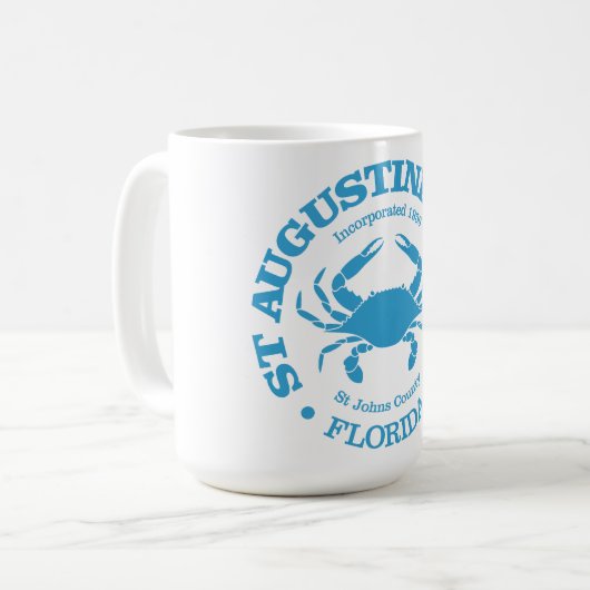 Mug Plage St Augustine (crabe) (Devant gauche)