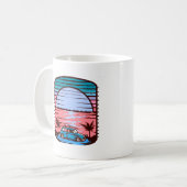Mug Plage Sunset (Devant gauche)