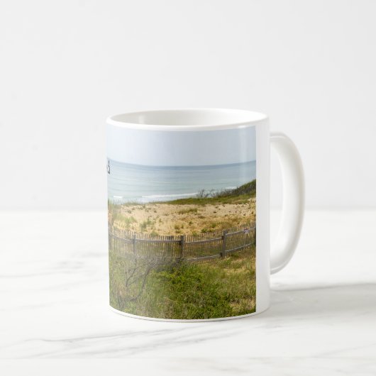 Mug plage sur le cap Cod Massachusetts (Devant droit)