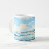 Mug Plage Sur Votre Musique (Devant gauche)