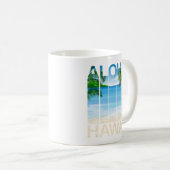 Mug Plage tropicale des îles Aloha Hawaii (Devant droit)