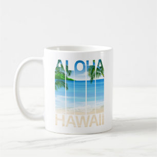 Mug Plage tropicale des îles Aloha Hawaii