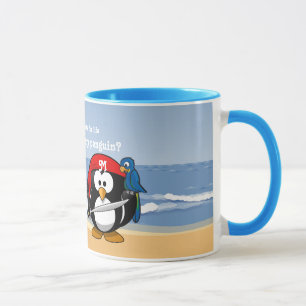 Mug Plage tropicale d'île de pirate de danse