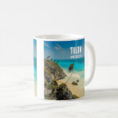 Mug Plage tropicale Paradise Tulum Mexique (Devant droit)