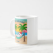 Mug Plage tropicale Père Noël Mele Kalikimaka Noël (Devant gauche)