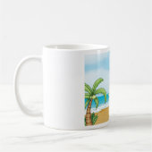 Mug Plage tropicale Plage amusante Été Océan (Gauche)
