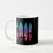 Mug Plage Tropicale Surf Planche de Surf Surfing Surfe (Gauche)