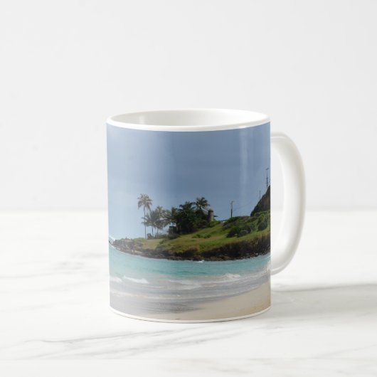 Mug Plage tropicale ventée (Devant droit)