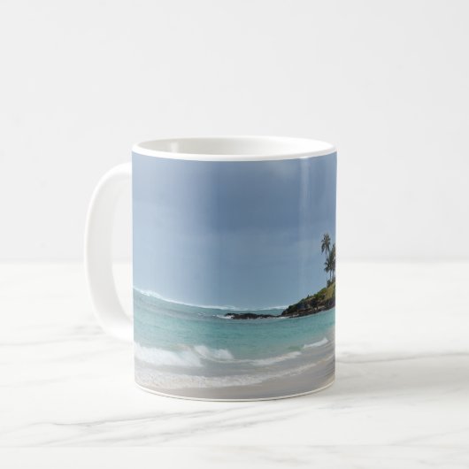 Mug Plage tropicale ventée (Devant gauche)