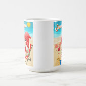 Mug plage, vacances (Centre)