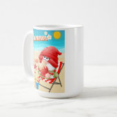 Mug plage, vacances (Devant gauche)