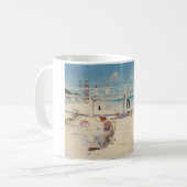 Mug Plage (Vacances à Mentone) (Art australien) (Devant gauche)