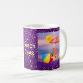 Mug Plage vibrante (Devant droit)