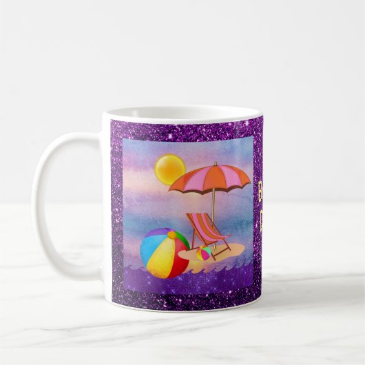 Mug Plage vibrante (Gauche)