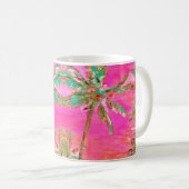 Mug Plage Vintage Hawaiian de PixDezines (Devant droit)