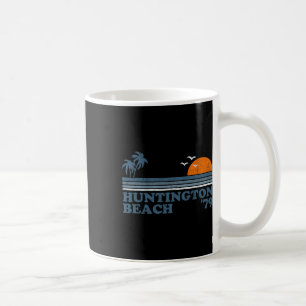 Mug Plage vintage Huntington Californie Surf rétro