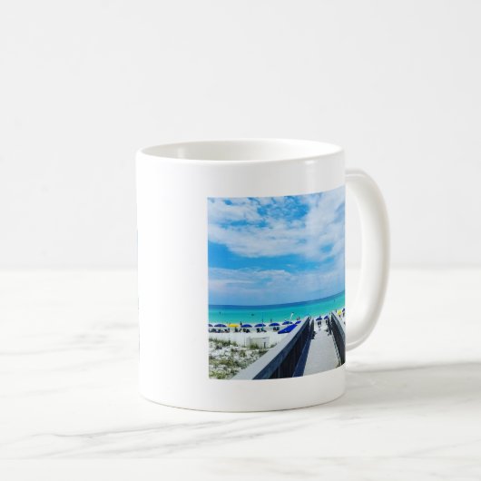 Mug Plages de Destin la Floride (Devant droit)