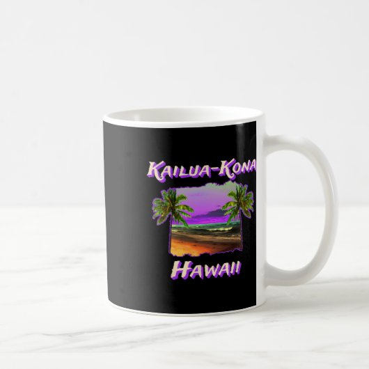 Mug Plages De Kailua-kona Hawaii 1 (Droite)