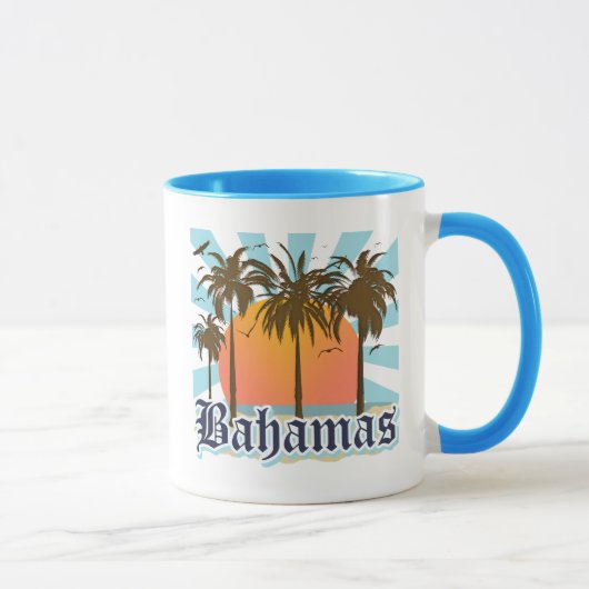 Mug Plages d'îles des Bahamas (Droite)