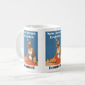 Mug Plages du New Jersey ~ Longport (Devant gauche)