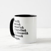 Mug Plages du vignoble de Marthas (Devant gauche)