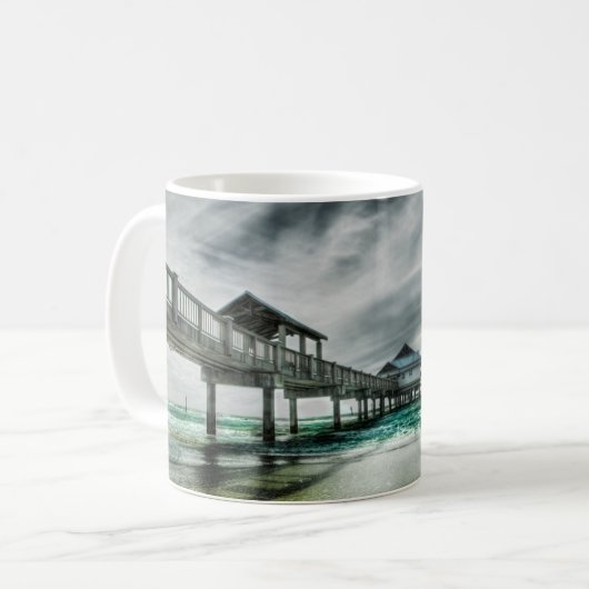 Mug Plages tropicales | Clearwater Floride (Devant gauche)