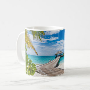 Mug Plages tropicales   Jetty en bois des Maldives