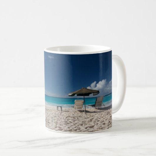 Mug Plages tropicales | Sandy Beach, Anguilla (Devant droit)