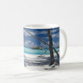 Mug Plages tropicales | Sandy Beach, Maldives (Devant droit)