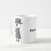 Mug Plague Doctor Fundy Medieval Goth Lover cadeau (Devant gauche)