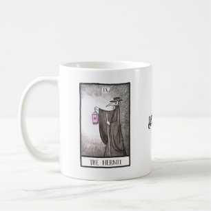 Mug Plague Doctor Hermit Tarot Goth Art Nom personnali